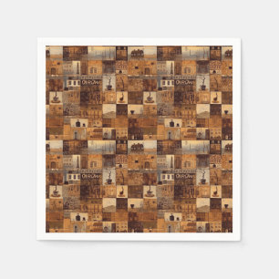 All My Coffee Patchwork Quilt Pattern No4 Napkins