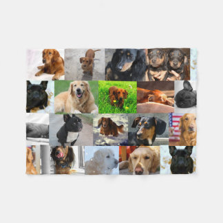 All My Dogs Fleece Blankets Add Photo