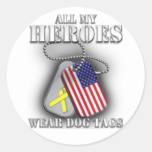 All My Heroes Wear Dog Tags