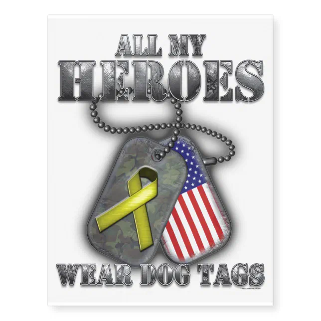 Temporary dog tag sales