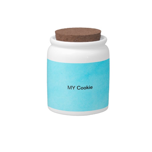 All MY jGibney Cyan Cookies Jar The MUSEUM Zazzle (Front)