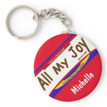 All My Joy Christian Keychain (2.25")
