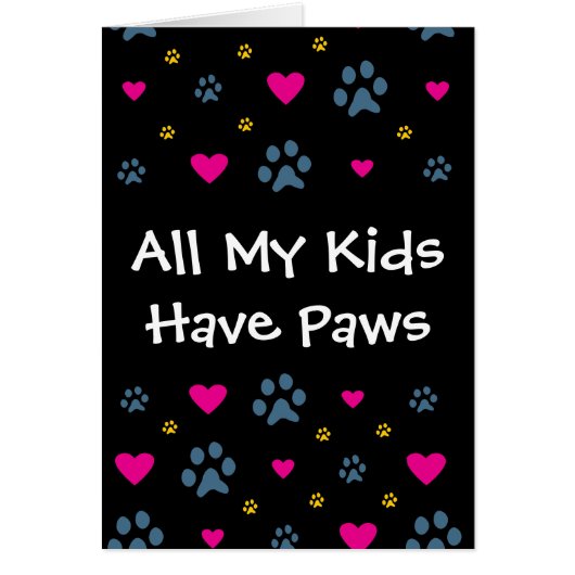 All My Kids-Children Have Paws (Front)