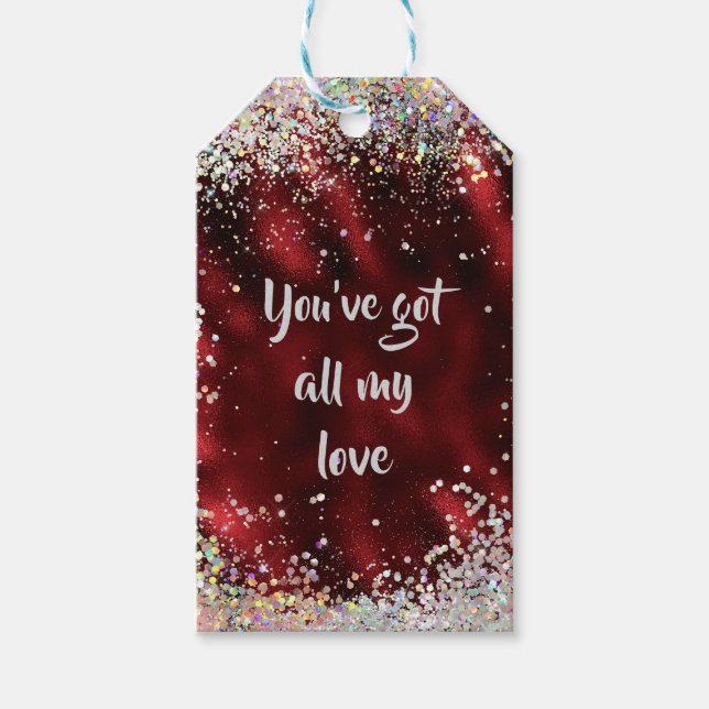 All my Love Affirmation Reminder Gift Tags (Front)