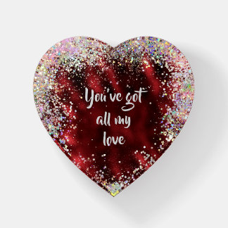 All my Love Affirmation Reminder Paperweight