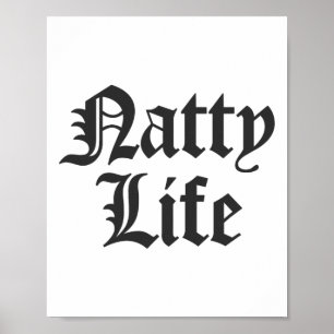 All Natty Life Natural Bodybuilding Workout Poster