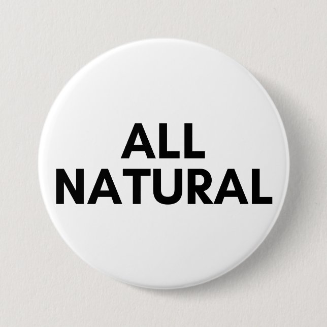 all natural button (Front)
