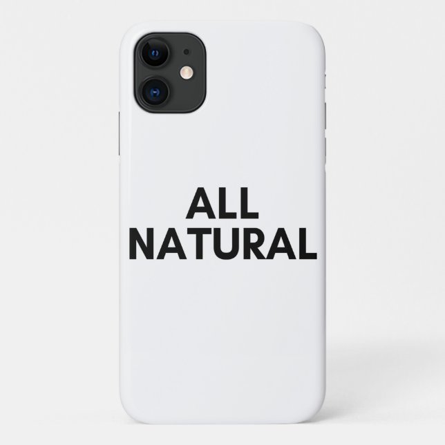 all natural Case-Mate iPhone case (Back)