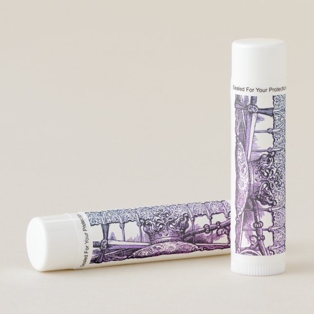 All Natural Crown Watermelon Bee's Wax Lip Balm (Front)