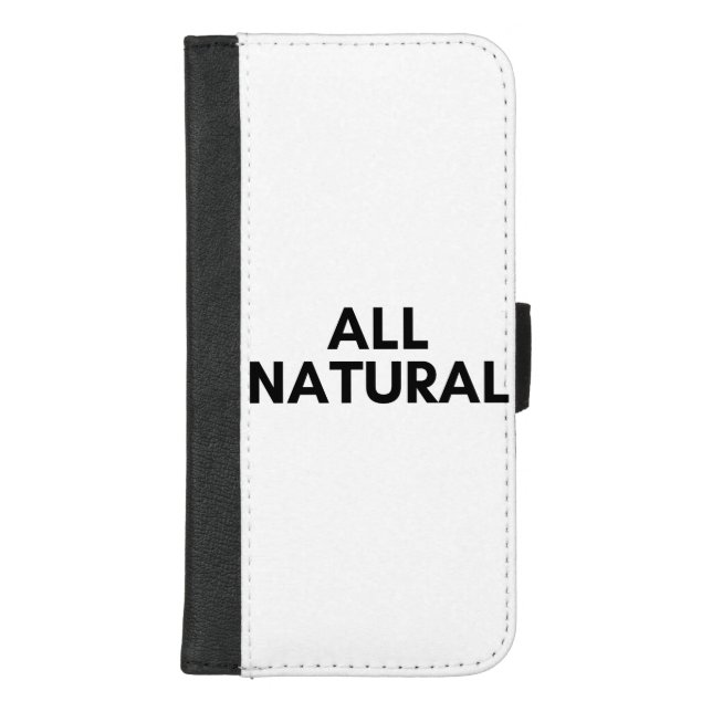 all natural iPhone wallet case (Front)
