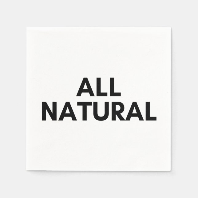 all natural napkins (Front)