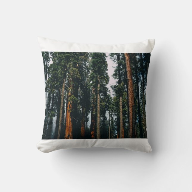 All Natural Organic Trees (125) Throw Pillow (Front)