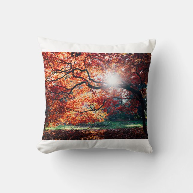 All Natural Organic Trees (143) Throw Pillow (Front)