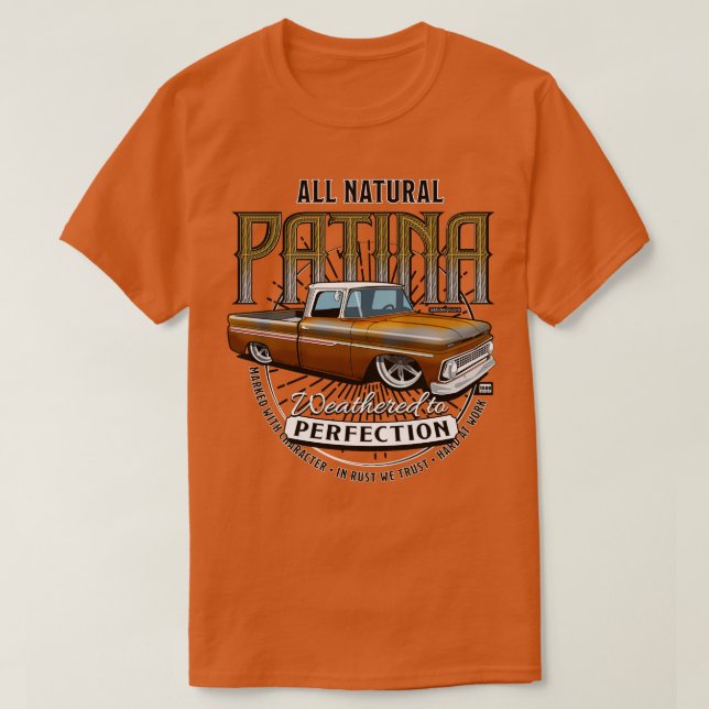 All Natural Patina Gold  T-Shirt (Design Front)