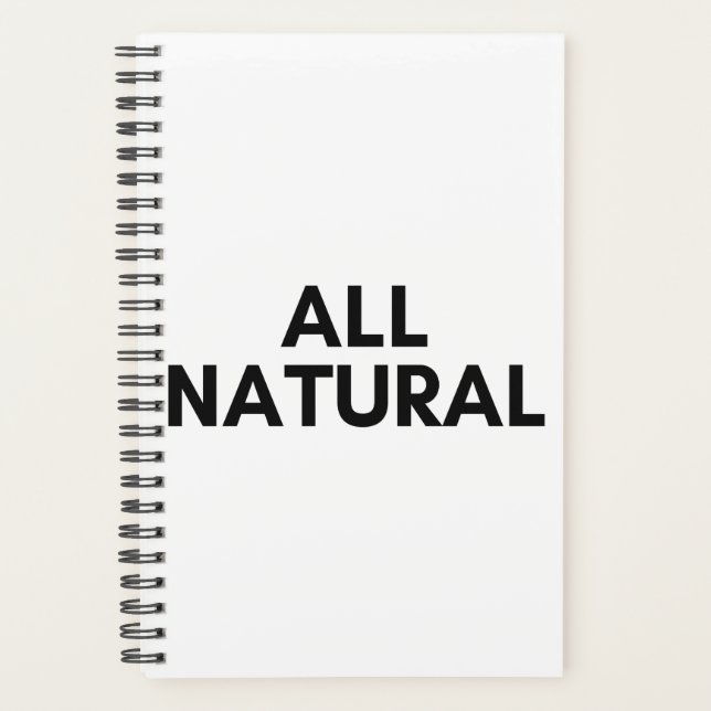 all natural planner (Front)