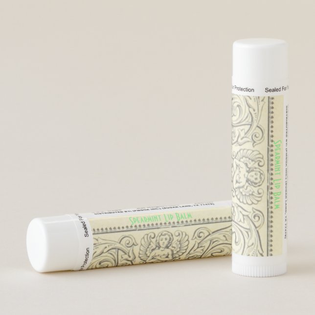 All Natural Spearmint Bee's Wax Lip Balm (Rotated Right)