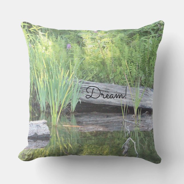 All Natural Throw Pillow (Front)