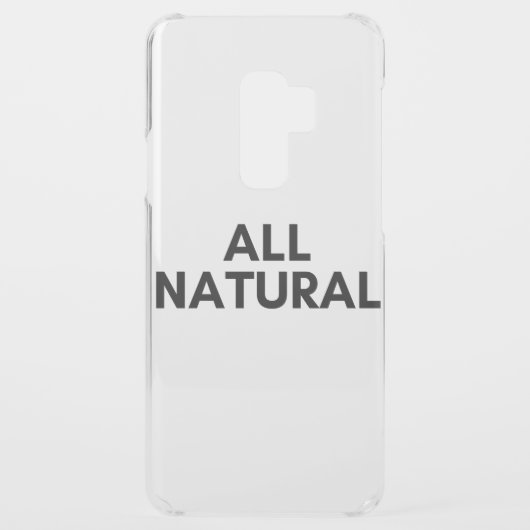 all natural uncommon samsung galaxy case (Back)