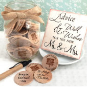 All-Natural Unique Party Favor Wooden Nickels (Front)