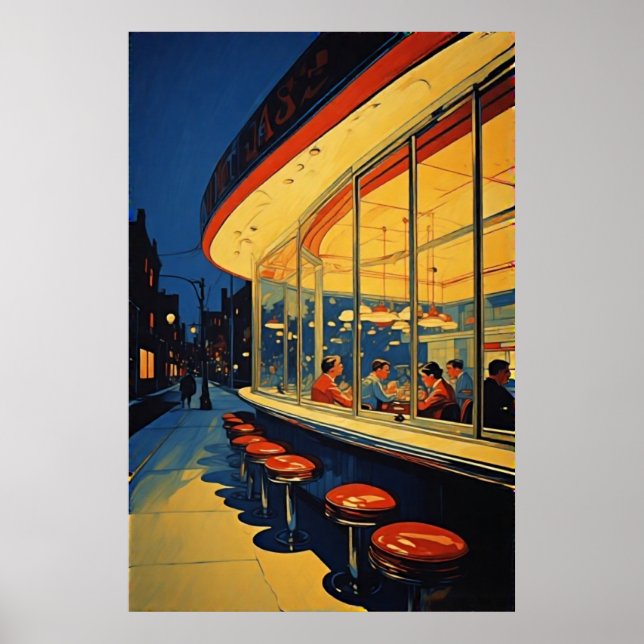 All Night Diner Poster (Front)