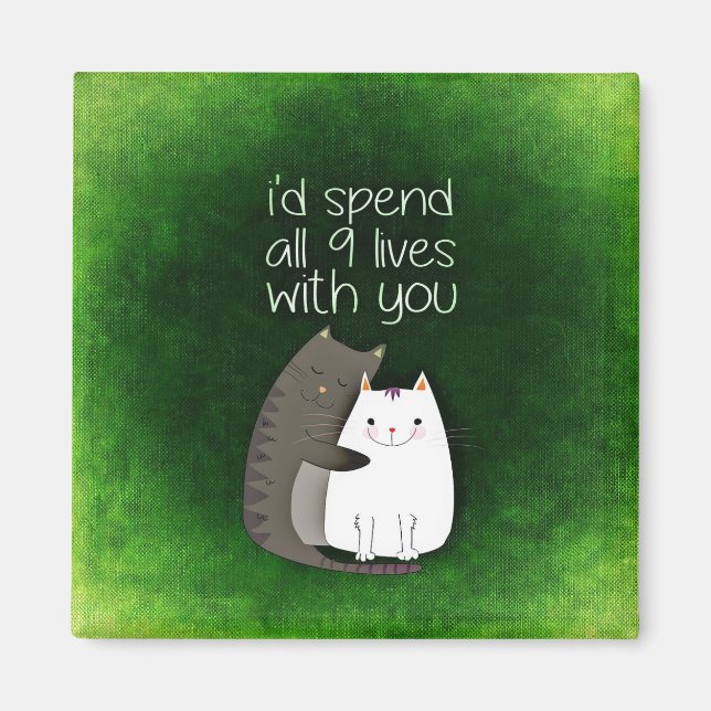 All Nine Lives Magnet (Front)