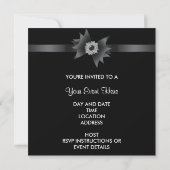 All Occasion Black Invitation Template 