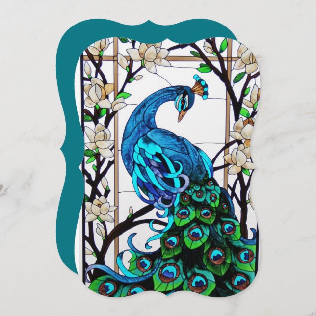 All Occasion Card Peacock (Front/Back)