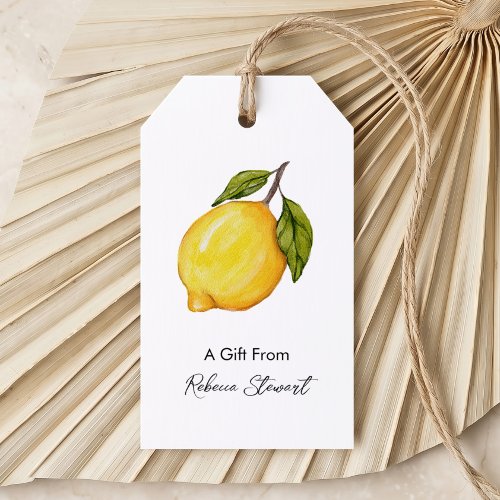 All Occasion Lemon A Gift From Personalized Custom Tags