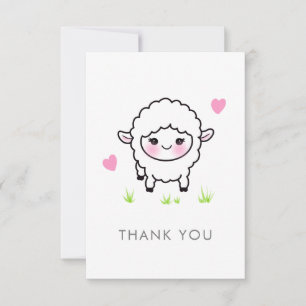 All Occasion Little Lamb Thank You Notecard