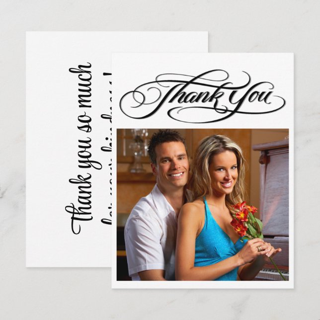 All Occasion PHOTO Thank You Invitation (Front/Back)