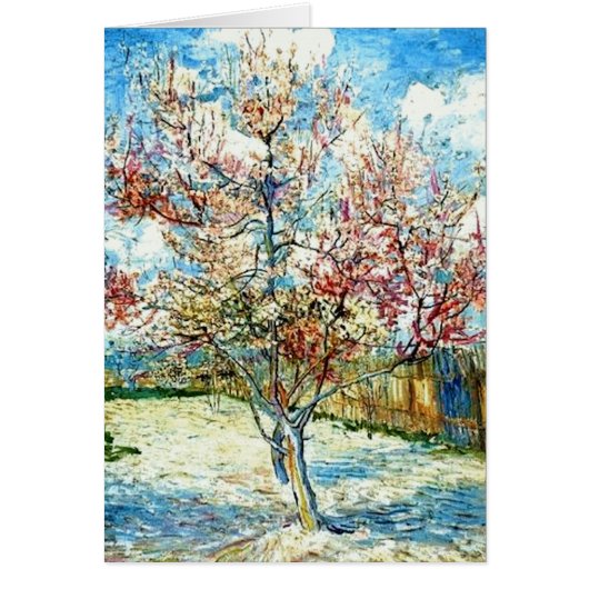 All Occasion Van Gogh Peach Blossoms Cards (Front)