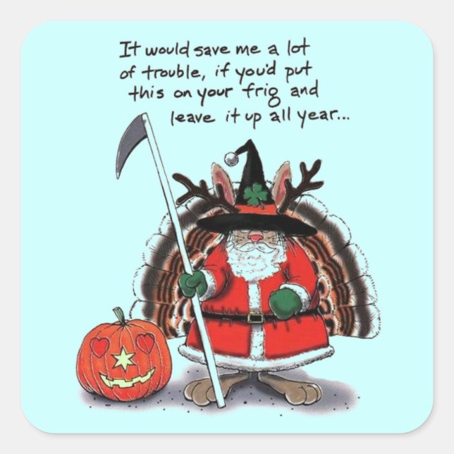 All Occasions Covered Square Sticker (Front)