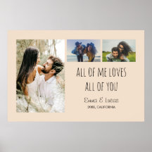 All of Me Loves All of You Photo Collage
