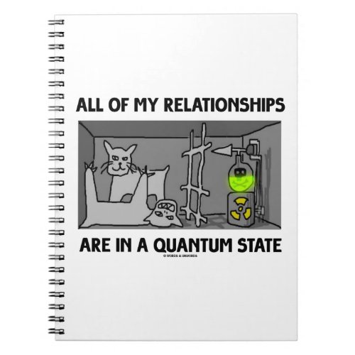 All Of My Relationships Are In A Quantum State Notebook