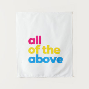 All of the Above Pansexual LGBT Pride Month Tapestry
