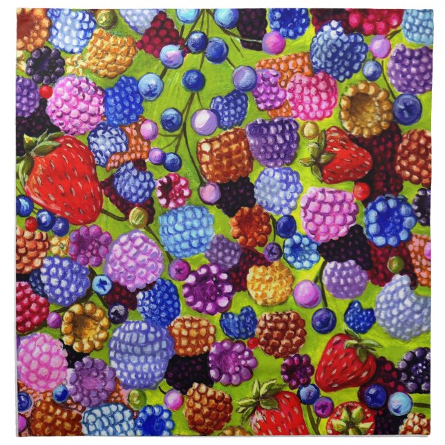 All Of The Berries American MoJo Napkin (Front)