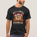 All Of The Otter Reindeer Christmas  T-Shirt