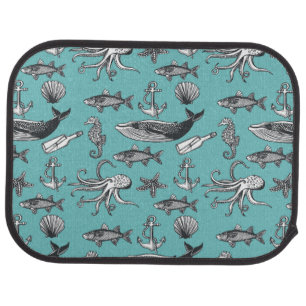 All Of The Sea Pattern Car Mat