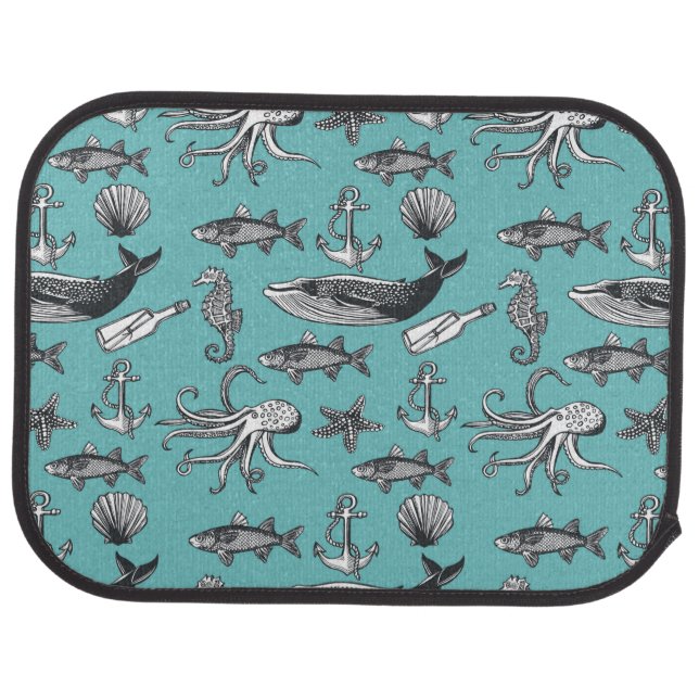 All Of The Sea Pattern Car Mat (Rear)