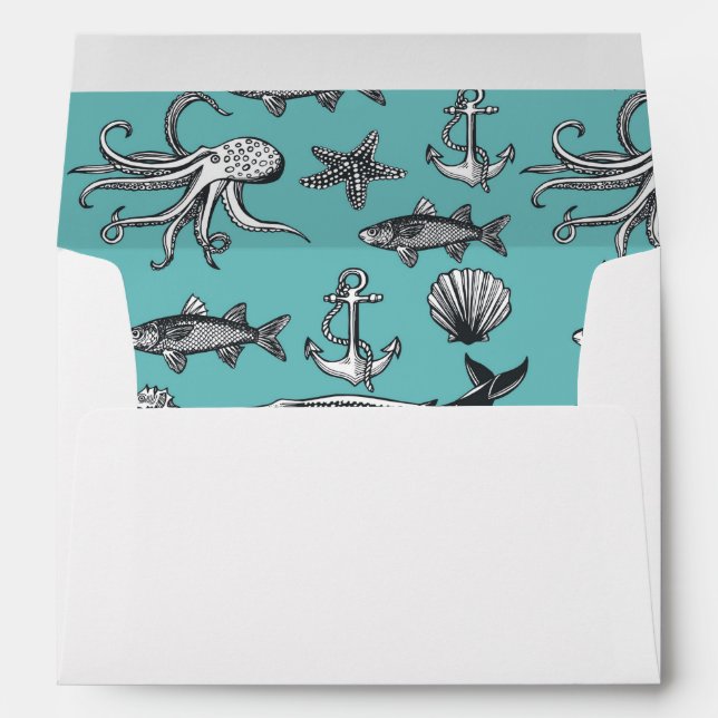 All Of The Sea Pattern Envelope (Back (Bottom))