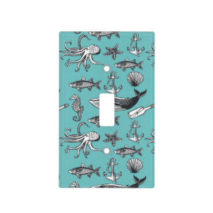 All Of The Sea Pattern Light Switch Cover