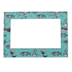 All Of The Sea Pattern Magnetic Photo Frame