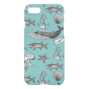 All Of The Sea Pattern iPhone SE/8/7 Case