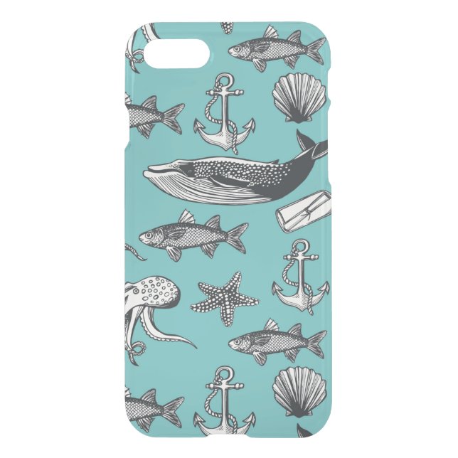 All Of The Sea Pattern Uncommon iPhone Case (Back)