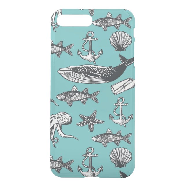 All Of The Sea Pattern Uncommon iPhone Case (Back)
