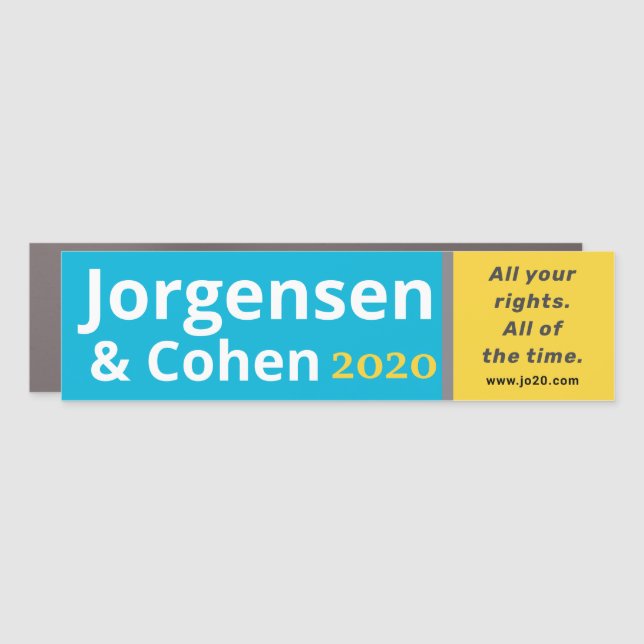 All of your rights. All of the time. Car Magnet (Front)