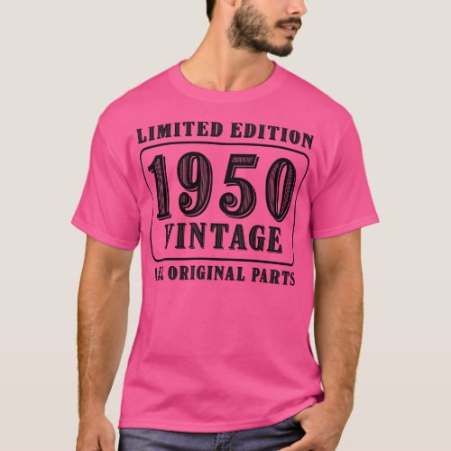 All original parts vintage 1950 limited edition bi T_Shirt