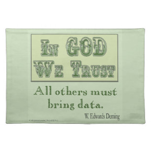 All Others Must Bring Data Placemat