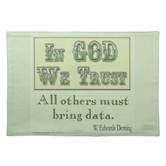 All Others Must Bring Data Placemat (Front)