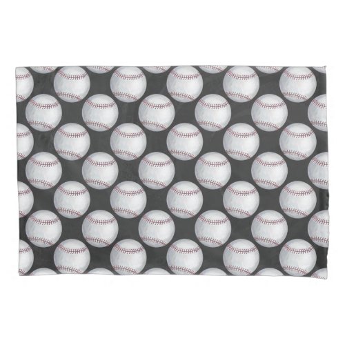 All Over Baseball Pattern Pillowcase